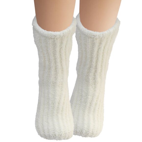 EARTH THERAPEUTICS 𝖢𝖮𝖹𝖸 𝖩𝖠𝖬Z𝖹𝗓™ with SHEA BUTTER Socks 🔵⚪ (2 Pairs) - Picture 1 of 14